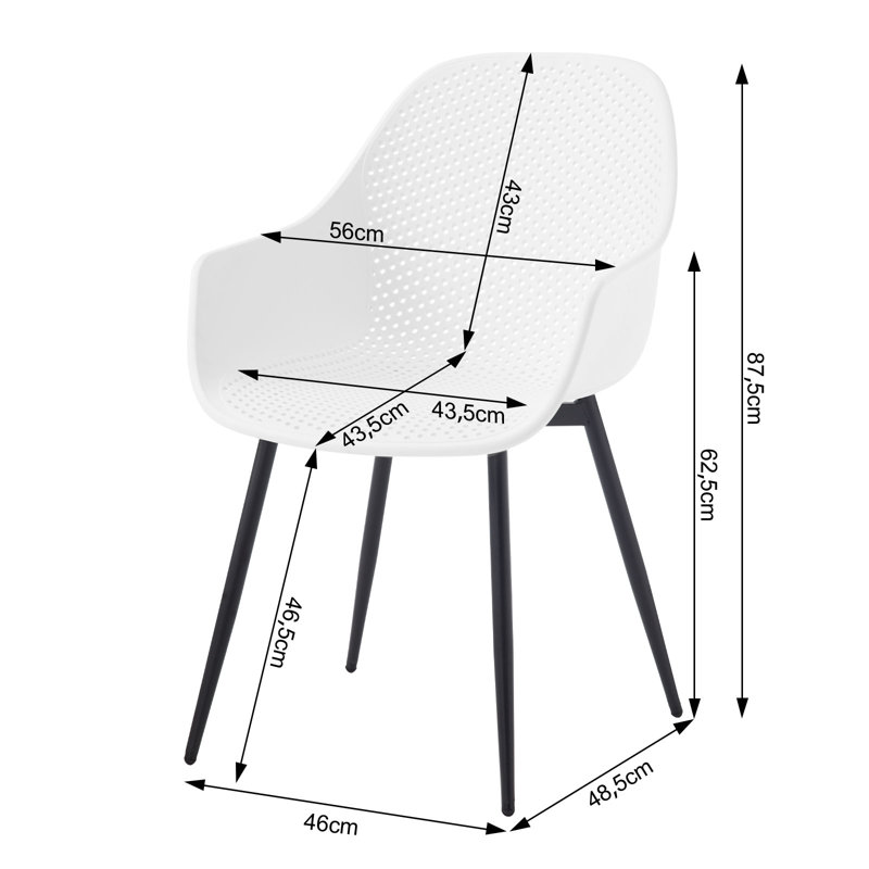Isabela Armchair, White