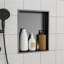 Niche de douche en acier inoxydable 19 po x 15 po-649510953