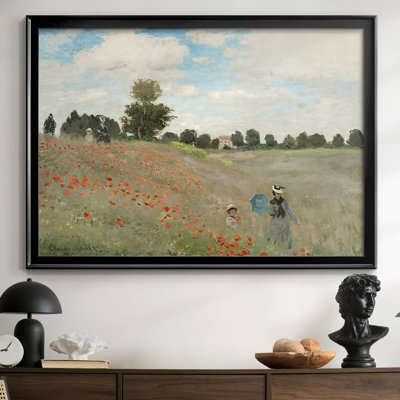 Coquelicots à Argenteuil (Les Coquelicots) - Claude Monet, toile tendue avec châssis, 1873