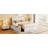 Size Upholstered Platform Bed With 4 Drawers And Golden Edge On The Headboard  Footboard,-2100993412