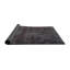 Tapis en laine gris foncé / noir-431166