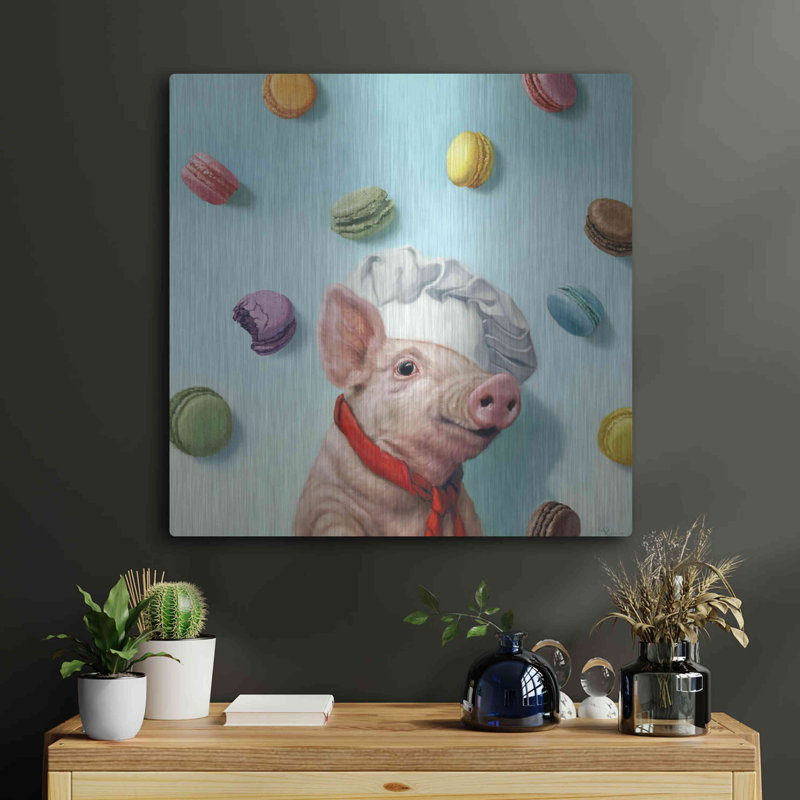 «Bakers Dream» par Lucia Heffernan sur métal, H 24 po x l 24 po