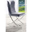 Chaises d'appoint style velours gris (2 pièces) - Bouton, pieds rembourrés, cadre à cadre classique, garniture en welt pour les meubles de salle à manger