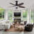 42" Modern Ceiling Fans With LED Lights and Remote Control-1992339468