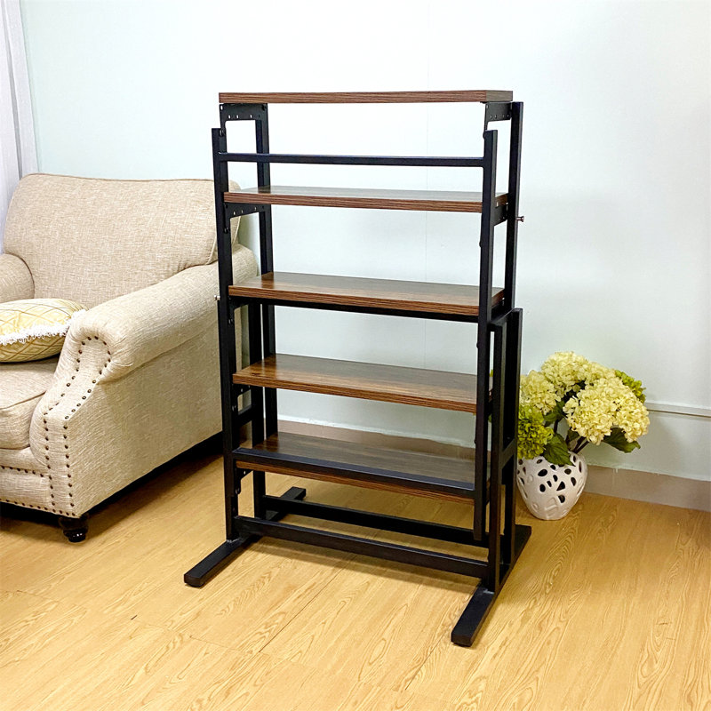 Bibliothèque standard H 29,5 "x l 55", Noyer foncé