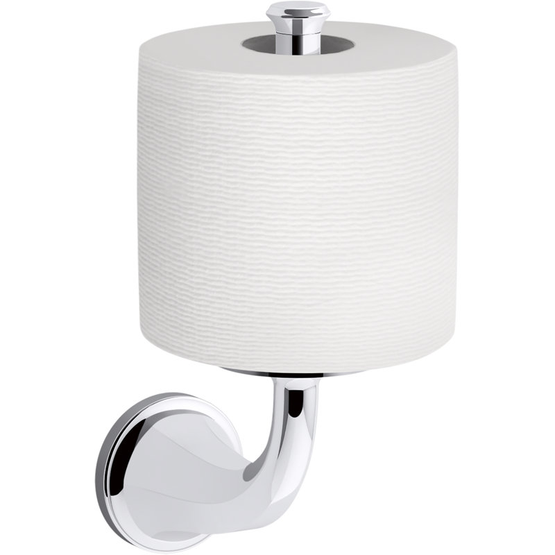 Vertical Toilet Tissue Holder, Polished Chrome