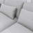 L-shaped Modular Sectional Sofa with Removable Back Cushions-101784550