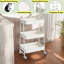Petit chariot roulant à 3 niveaux, organisateur de rangement en métal, chariot de salle de bain de cuisine, tablettes de bureau-287490653-287490650