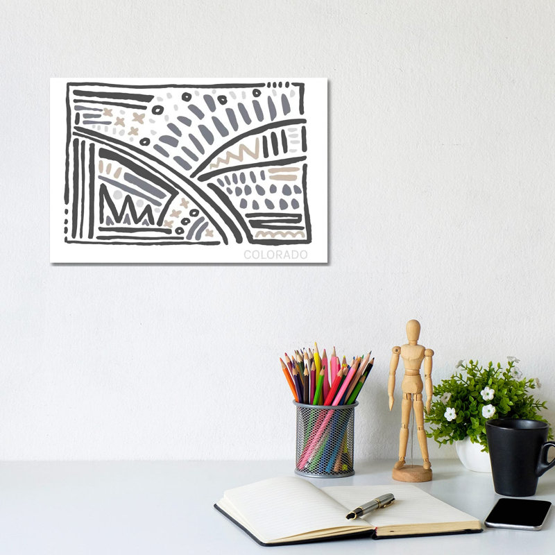 Colorado by Statement Goods - No Frame Gallery-Wrapped Canvas Giclée on Canvas, 20.32cm H x 30.48cm W