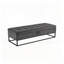 Banc de lit capitonné 58,6 po avec rangement-1213014257