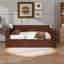 Grand lit de jour avec bureau amovible, tiroirs de rangement et table d'appoint hydraulique-1880744139-1880744138