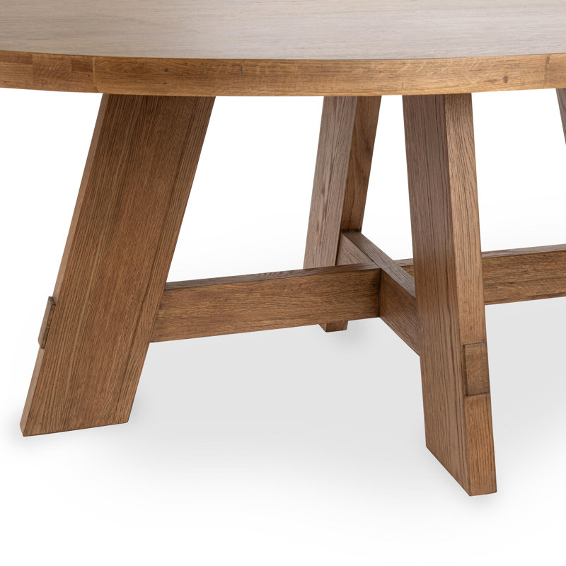 Crescent 5-piece Reclaimed Oak Wood Dining Table Set
