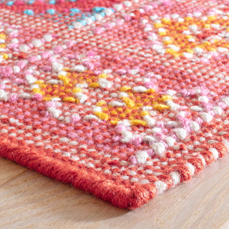 Tapis intérieur / extérieur Valencia Kilim Spice, Rectangle de 5 pi x 8 pi