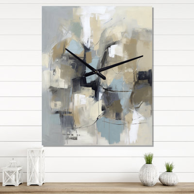 Jalayha - Abstract Painting Very Large Wall Clocks