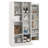 63" Kitchen Pantry Storage Cabinet