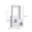 Virgnia 100 cm W Hall Tree with Shoe Storage-682646379
