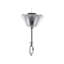 Wivenhoe 1 - Light Silver Dome Pendant
