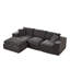 Canapé modulaire en L 108,26 po Chenille-1071518516