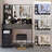 41 Inch Large Vanity Table With LED Mirror, Multi-Color Lighting, And High Capacity Storage For Spacious Rooms-709225171