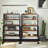 Medium-Size Rubber Wood Multifunction Convertible Dining Table,Transition Dining Table And Shelf For Home And Kitchen,Free Switch,Space-Saving For Any Need ,Wood Color Finish