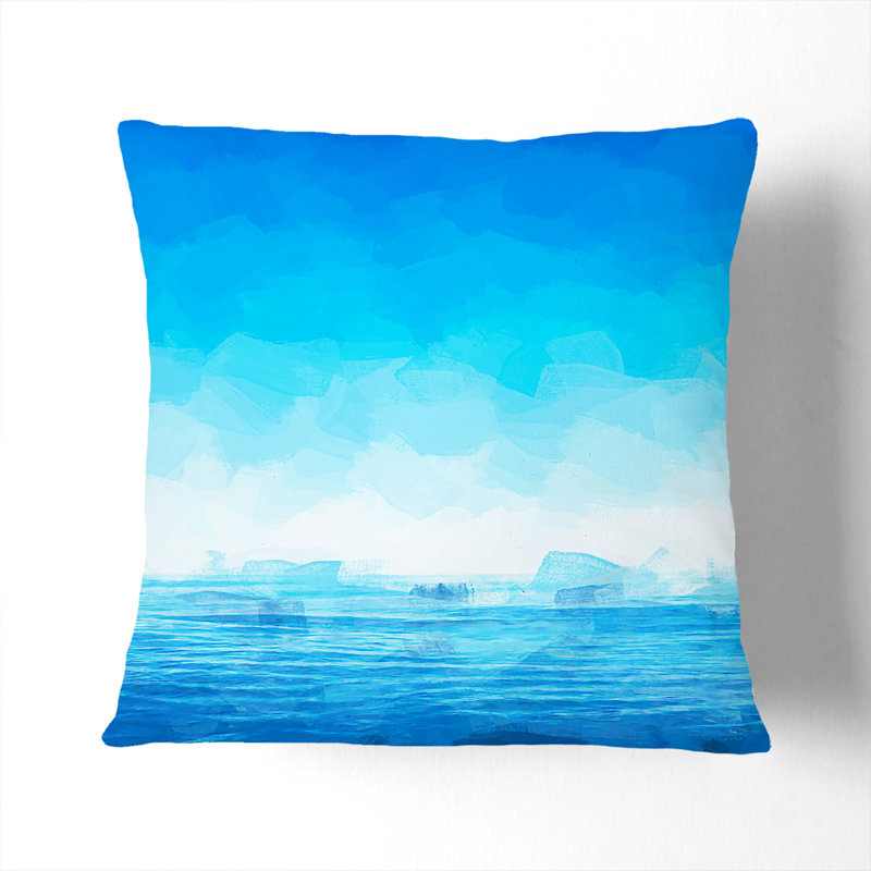 Square Throw Cushion, White, 40cm H x 40c m W x 15cm D