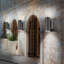 Grey 16.5cm H Outdoor Sconce