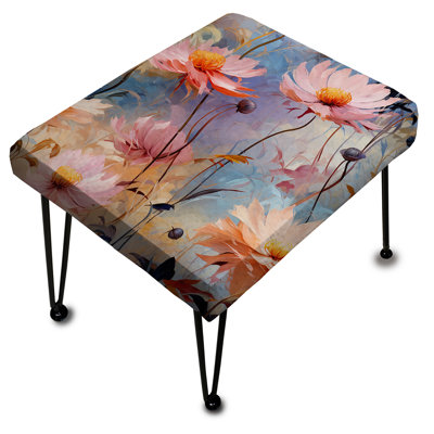 Motif botanique rose I Monet