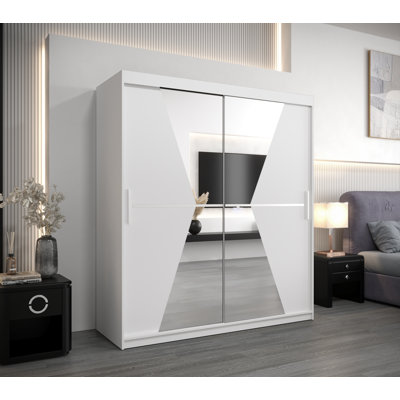 Amaiah 2 Door Manufactured Wood Wardrobe