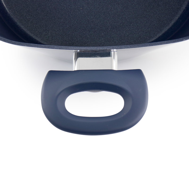 Batterie de cuisine en céramique antiadhésive en aluminium 10 pièces Soho, Bleu