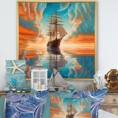 Bateau en haute mer I - impression