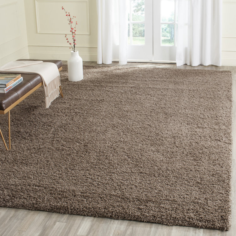 Rizco Shag Performance Solid Color Rug