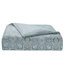 Ensemble d'édredon réversible en microfibre bleu Arezzo 6 pièces-75192511