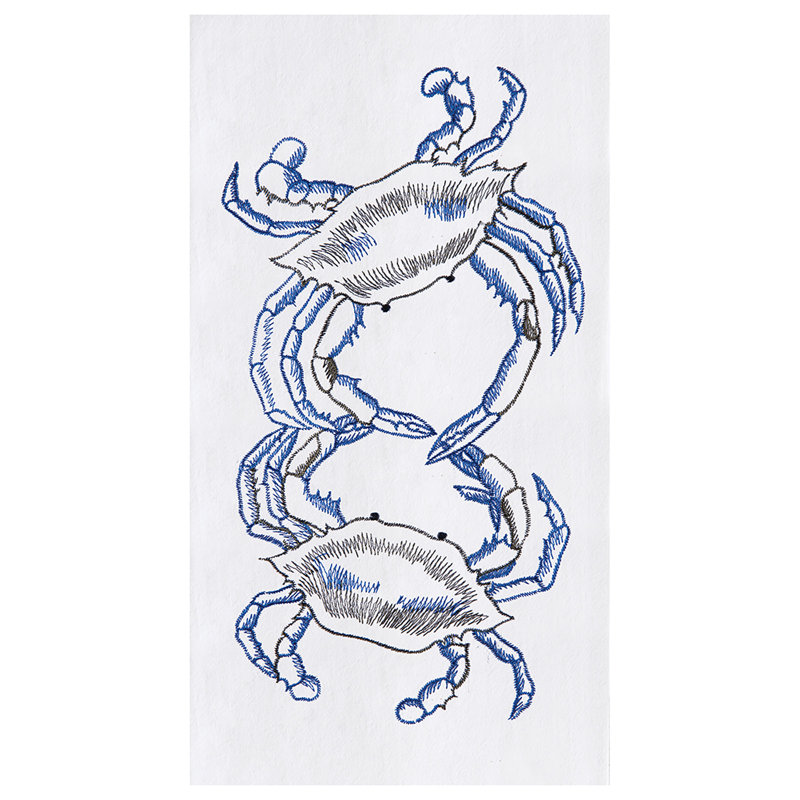 Serviette de cuisine Blue Crabs Flour Sack