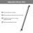 36 in. to 63 in. Steel Adjustable Shower Curtain Rod in Bone