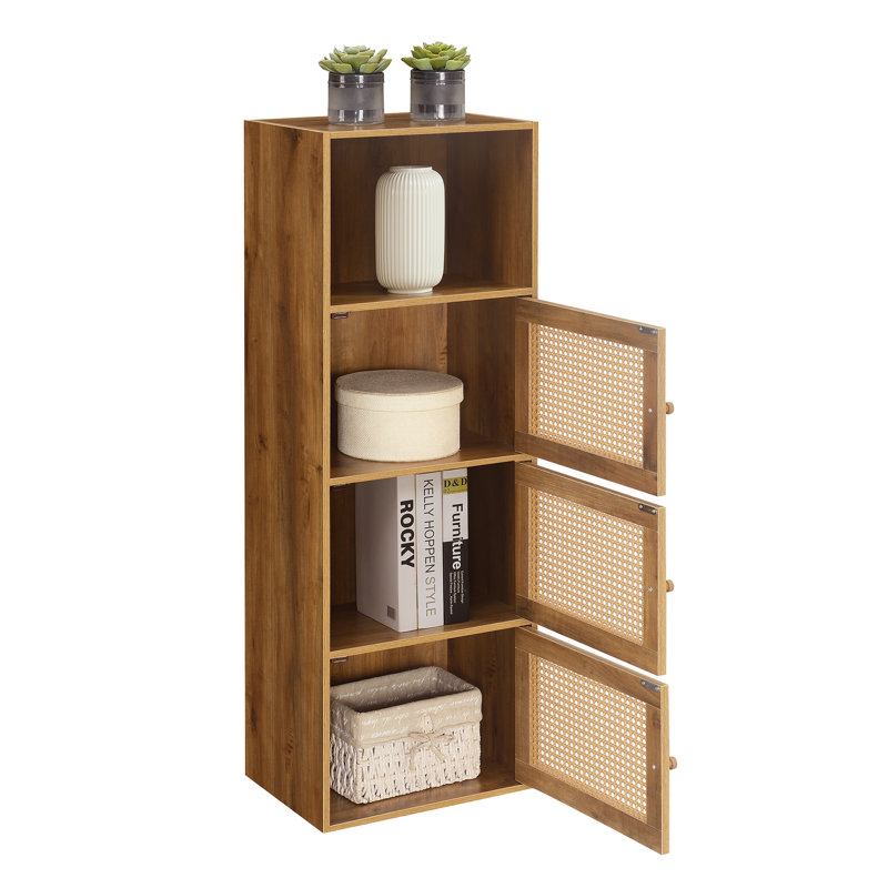 Buffet décoratif H 46,75 po x l 16,5 po Renita, Brun / orge beige