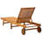 vidaXL Sun Lounger Natural Wood Solid Acacia Wood-470508694