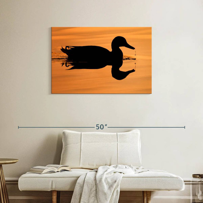 Silhouette de canard colvert Brampt, H 24 po x l 36 po