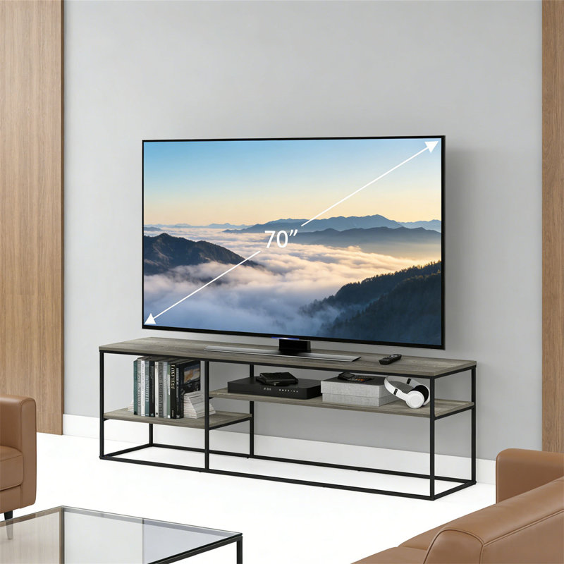 Meuble télé, console, meuble télé Modern, H 21,9 po x L 60 po x l 16 po