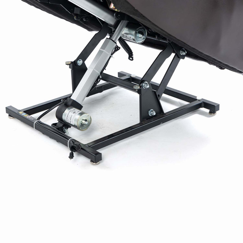 Fauteuil inclinable électrique Kamisha, Similicuir brun