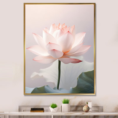 «Lunel Hinduisim Art Lotus Serenity» - Art mural sur toile de l'hindouisme