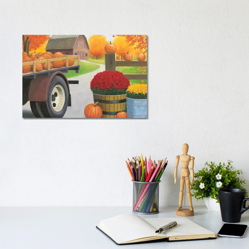 Autumn Affinity I by James Wiens - Wrapped Canvas Painting, 20.32 cm H x 30.48 cm W