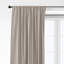 Shay Solid Natural Cotton Simple Top Pocket Drapery Panel Set of 2-1405894475-1379095058