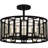 Glass Semi Flush Mount
