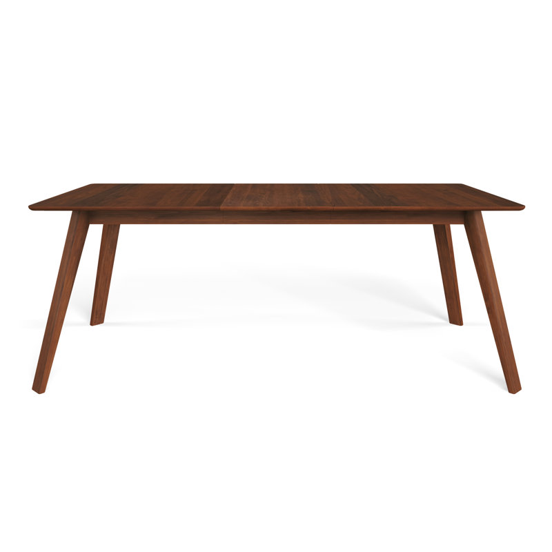 Table de salle à manger extensible en érable massif Leclair, Noyer, H 29 po x L 60 po x l 36 po