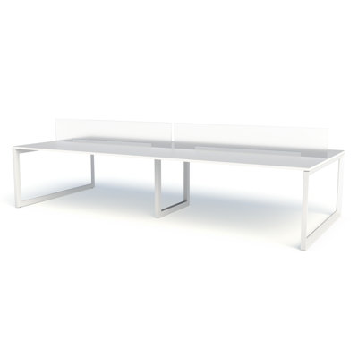 Pivit Frame 4-Person Benching Workstation