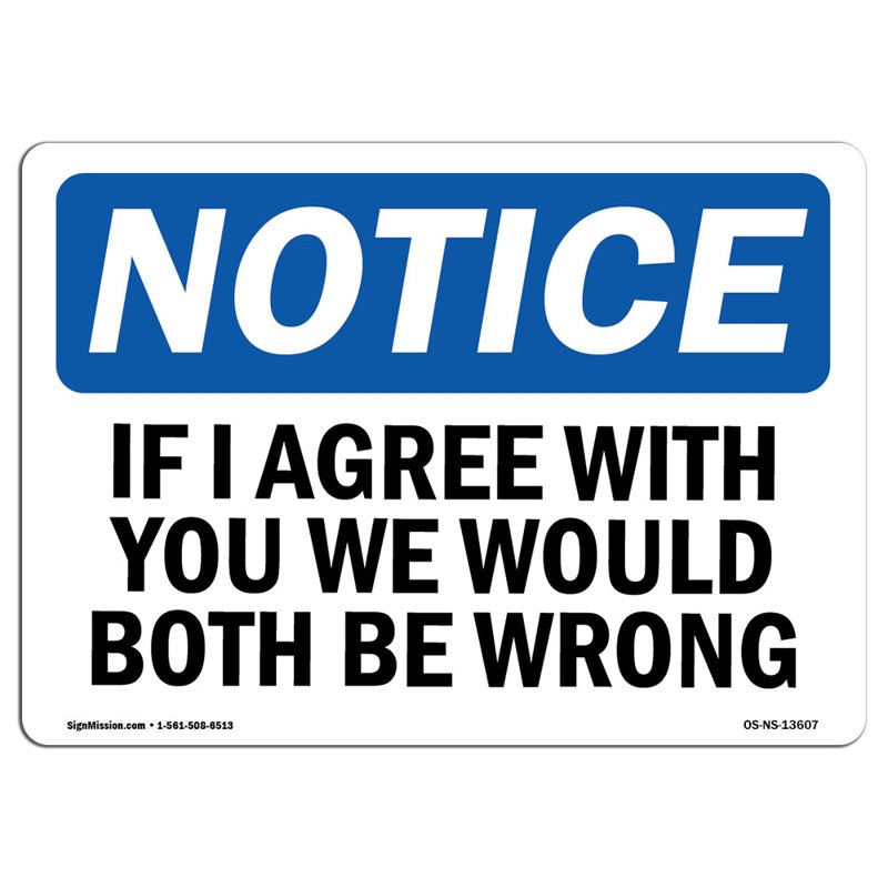 Notice Sign