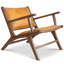 Fauteuil en cuir Daniel
