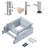 Oluseyi 24.8 " W Storage Rack-609984083