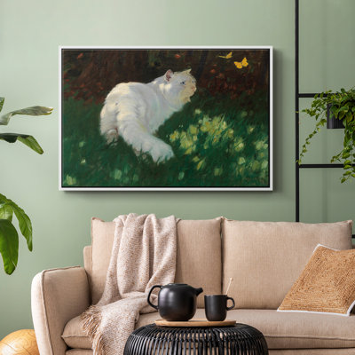 «Vintage Animal Print», reproduction encadrée sur toile encadrée