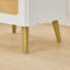 Table de chevet 2 tiroirs Berdia